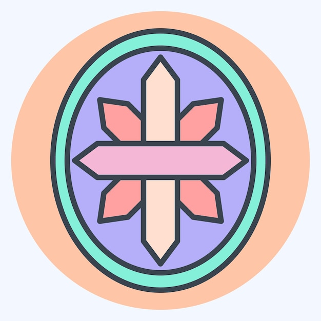 Wyszywanie — rękodzieło i wzory logo